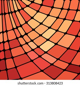 abstract vector stained-glass mosaic background