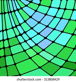 abstract vector stained-glass mosaic background