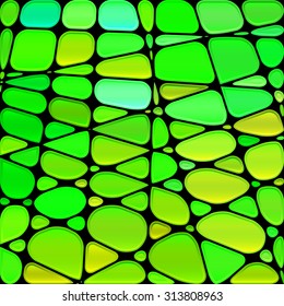 abstract vector stained-glass mosaic background