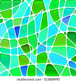 abstract vector stained-glass mosaic background