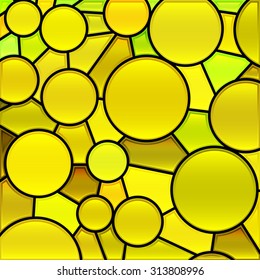 abstract vector stained-glass mosaic background