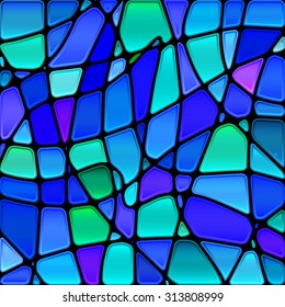 abstract vector stained-glass mosaic background