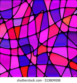 abstract vector stained-glass mosaic background