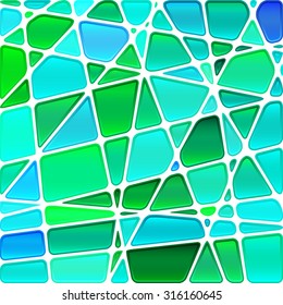 abstract vector stained-glass mosaic background
