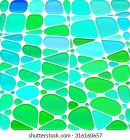 abstract vector stained-glass mosaic background