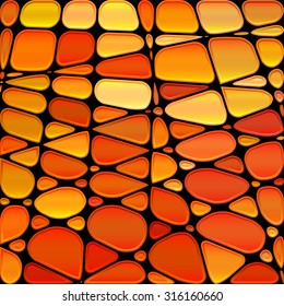 abstract vector stained-glass mosaic background