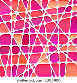 abstract vector stained-glass mosaic background