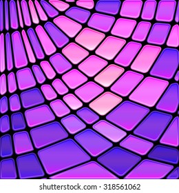 abstract vector stained-glass mosaic background