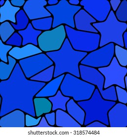 abstract vector stained-glass mosaic background