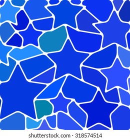 abstract vector stained-glass mosaic background