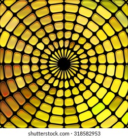 abstract vector stained-glass mosaic background