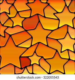 abstract vector stained-glass mosaic background