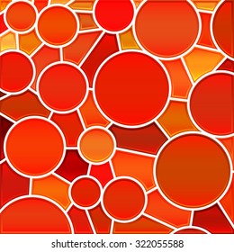 abstract vector stained-glass mosaic background