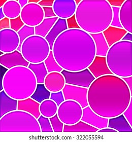 abstract vector stained-glass mosaic background