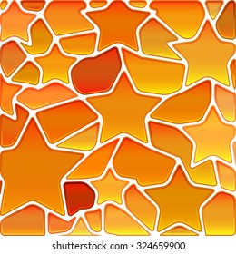 abstract vector stained-glass mosaic background