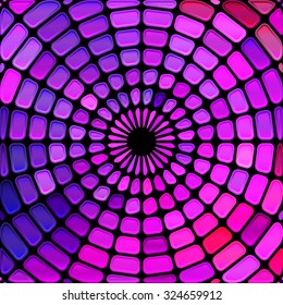 abstract vector stained-glass mosaic background