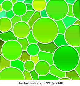 abstract vector stained-glass mosaic background