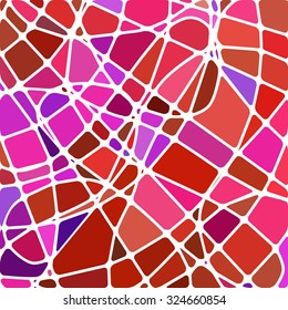abstract vector stained-glass mosaic background