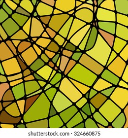 abstract vector stained-glass mosaic background