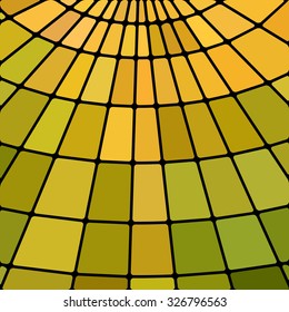 abstract vector stained-glass mosaic background