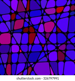 abstract vector stained-glass mosaic background