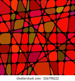 abstract vector stained-glass mosaic background