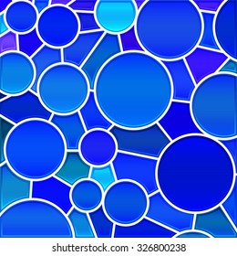abstract vector stained-glass mosaic background