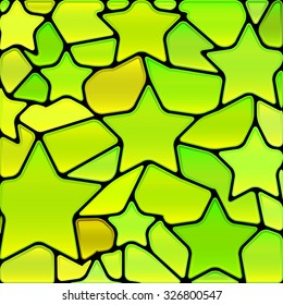 abstract vector stained-glass mosaic background