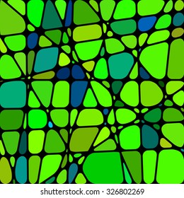 abstract vector stained-glass mosaic background