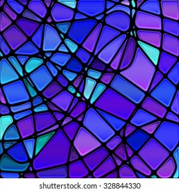 abstract vector stained-glass mosaic background