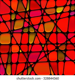abstract vector stained-glass mosaic background