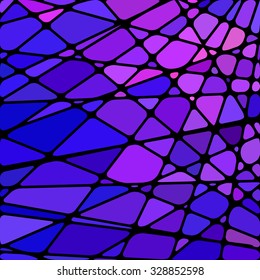 abstract vector stained-glass mosaic background
