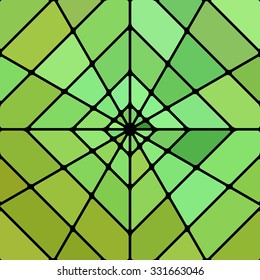 abstract vector stained-glass mosaic background