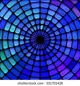 abstract vector stained-glass mosaic background