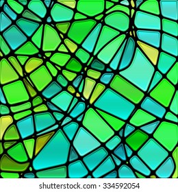 abstract vector stained-glass mosaic background