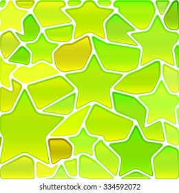 abstract vector stained-glass mosaic background