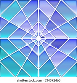 abstract vector stained-glass mosaic background