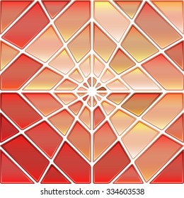 abstract vector stained-glass mosaic background