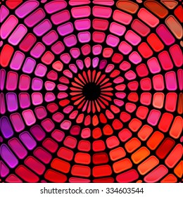 abstract vector stained-glass mosaic background