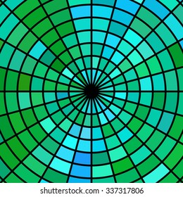 abstract vector stained-glass mosaic background