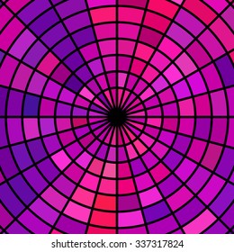 abstract vector stained-glass mosaic background