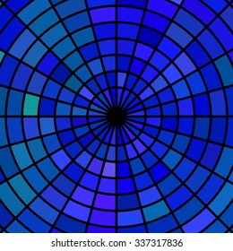 abstract vector stained-glass mosaic background
