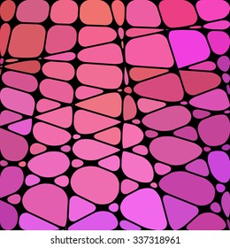 abstract vector stained-glass mosaic background