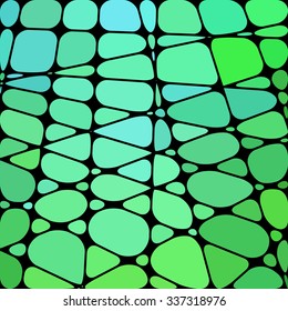 abstract vector stained-glass mosaic background