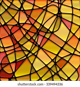 abstract vector stained-glass mosaic background