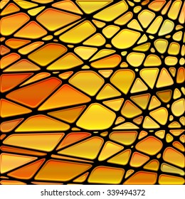 abstract vector stained-glass mosaic background
