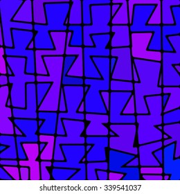 abstract vector stained-glass mosaic background