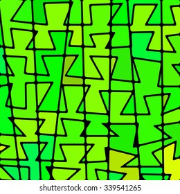 abstract vector stained-glass mosaic background