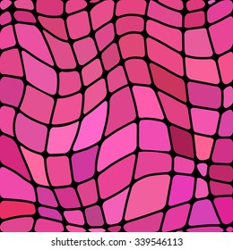 abstract vector stained-glass mosaic background