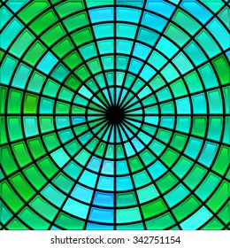 abstract vector stained-glass mosaic background